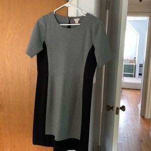 J Crew grey/black dress